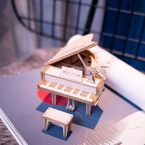 Piano à Queue Maquette en Bois à Assembler - Cadeau Maestro
