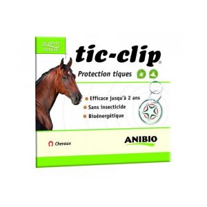 M&eacute;daille Tic-Clip Cheval Protection Taons Mouches Moustiques