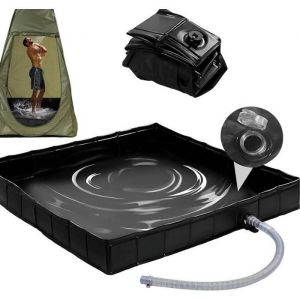 Cabine de douche pliable et portable pour le camping et les animaux de compagnie &ndash; une tente de douche mobile avec tuyau