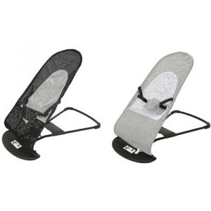 Transat bébé Évolutif avec ceinture de sécurité Inclinaison Réglable 3 niveaux - Noir