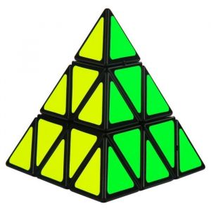 Puzzle Cube Pyraminx 3x3 - Marque 15544 - Vert Bleu Rouge Jaune - 9.8 x 9.8 x 9.8 cm