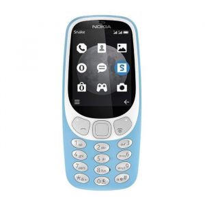 3G Nokia 3310 SIM - feature phone d&eacute;bloqu&eacute; GSM &Eacute;cran 24 pouces appareil photo 2MP avec flash LED - Bleu