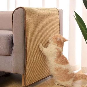 Griffoir Pour Chat Mural Auto Adhesif Pas Cher Griffoir Pour Chat Sisal Grattoir Pour Chat Mural Peut &Ecirc;tre Fix&eacute; Sur Le(40X60CM)