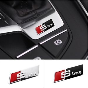 2PCS Autocollant volant autocollant de modification pour Audi A3 A4L A6L Q2L Q3 Q5L sline 