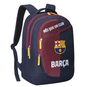 Sac à dos - FC BARCELONA - Barça - Bleu - Enfant - 3 compartiments