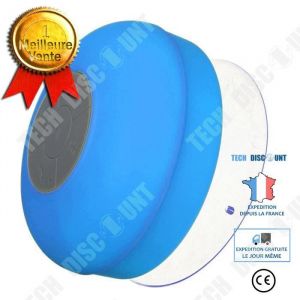 Enceinte Mini Étanche sans fil Portable Bluetooth Speaker Douche Piscine Mains libres Réception appel Musique/ Avec Ventouse