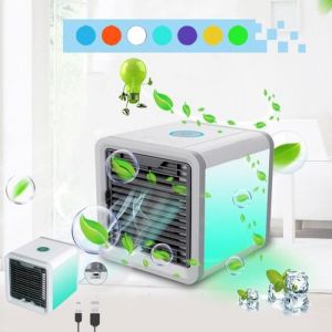 750ml Refroidisseur dair mobile portable brumisateur humidificateur climatiseur interieur  ventilateur sur pied silencieux