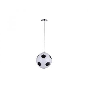 Suspension de football pour chambre denfant boule de verre suspendue douille E27 lustre de chevet de chambre &agrave; coucher PZCC