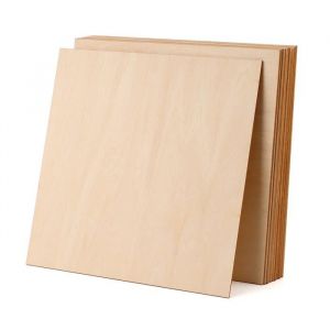 10 Planchettes en Contreplaqu&eacute; 200x200x1.5mm Bois de Tilleul pour Mod&eacute;lisme DIY Bateau Avion Maison