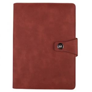Agenda Brun A5 Agenda à Reliure à Anneaux en Cuir InsèRe Carnet de Planificateur Fournitures de Bureau professionnel