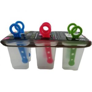 6X Moule Glace Sorbet Esquimaux Magnum Fait Maison DIY + B&acirc;tonnets R&eacute;utilisables