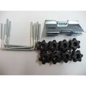 ADAPTATEUR en U pour Barres de toit de 80mm de largeur pour coffre de toit MENABO