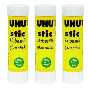 Bâton de colle - UHU - 40 g - Sans solvant - Capuchon vissable - Facilement lavable