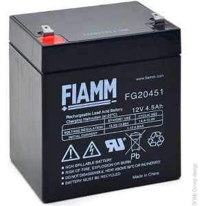 Fiamm - Batterie plomb AGM FG20451 12V 4.5Ah F4.8-Fiamm