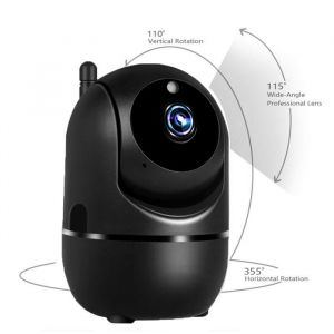 Babyphone B&eacute;b&eacute; - cam&eacute;ra Babyphone vid&eacute;o Wi-Fi  avec d&eacute;tecteur de mouvement automatique &agrave; vision de nuit -A4