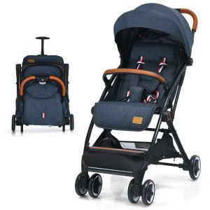 LIFEZEAL Poussette Canne Pliable et Réglable pour Bébé avec Ceinture de Sécurité à 5 Points et Toit Respirant Charge de 15 KG