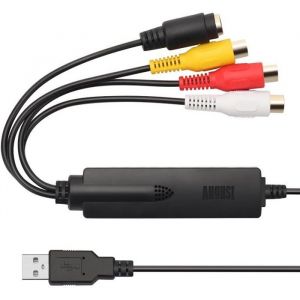 Convertisseur Vidéo Audio - August VGB350 - USB DV pour PC - Compatible Windows - Logiciel inclus