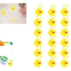 JOUET DE BAIN Jeux de p&ecirc;che pour Tout-Petit Jouets De P&ecirc;che Flottants Jouets de Baignoire de Canard  P&ecirc;che Au Canard 20 pi&egrave;ces
