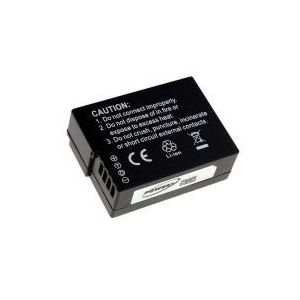 Batterie pour Panasonic DMW-BLC12E - POWERY - Lithium Ion - 1200mAh - 7.2V - Noir