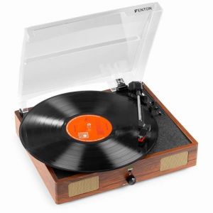 Fenton RP106W - Platine vinyle USB avec haut-parleurs intégrés - Bois