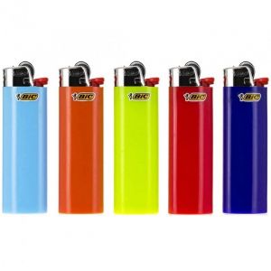 5 briquets bic maxi à pierre