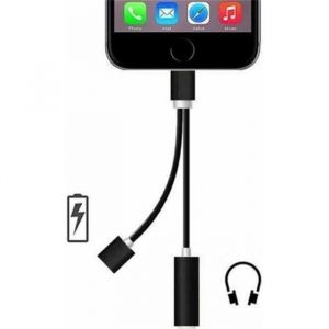 2 en 1 adaptateur Lightning pour iPhone 7 7 Plus chargeur and 3.5 mm &eacute;couteurs jack Cable adaptateur
