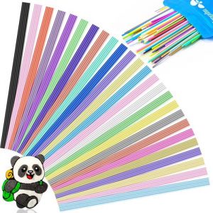 250 PCS Filament pour Stylo 3D 3Doodler Start+ 25 Couleurs 2.5mm PCL Basse Temp&eacute;rature Dimpression Recharge Crayon 3D