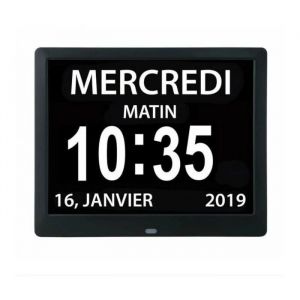 Horloge calendrier numérique One Piece 7 pouces avec date et heure horloge Alzheimer pour parents machine de rappel de