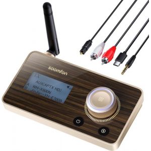 [Updated] 3-En-1 Recepteur Transmetteur Bluetooth 5.2 Adaptateur Bluetooth Pour Chaine Hifi Aptx-Hd & Aptx-Ll Emetteur Blue
