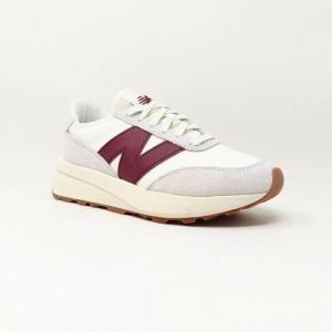 NEW BALANCE BASKET U370 BLANC/BORDEAUX - U370CB____VER____42