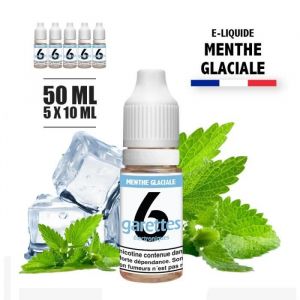 E-liquide 50ML saveur MENTHE GLACIALE avec 18MG de nicotine (e-liquide id : PROD3124) - (5x10ML)
