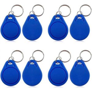 Lot de 10 Badges RFID 13.56Mhz Programmable MCT Android UID modifiable Puce CUID Badge Vigik Universel  NFC Tag