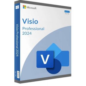 Microsoft Visio Pro 2024 - NOUVEAU - Logiciel &agrave; t&eacute;l&eacute;charger - Windows -