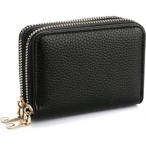 Petit Porte-Monnaie Pour Femme Mini Porte-Monnaie Pour Femme Porte-Cartes Pour Femme Porte-Monnaie À Double Zip Pour Femme