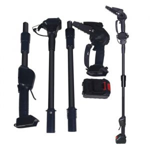 Tronçonneuse télescopique 2 en1 mini tronçonneuse  perche d’extension rétractable Jusqu’à 180 cm