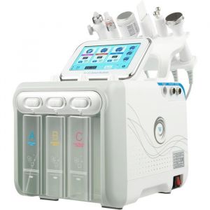6 en 1 Hydrafacial Machine Professionnel Beaut&eacute; &agrave; Loxyg&egrave;ne Dhydrog&egrave;ne Machine Hydro Dermabrasion Nettoyer Visage Faciale Peau