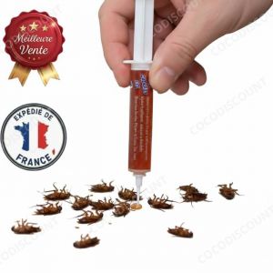 Cobye - Seringue Gel Anti-Cafard 10 g &ndash; Gel Insecticide Puissant pour &Eacute;liminer Cafards Blattes et Insectes Rampants