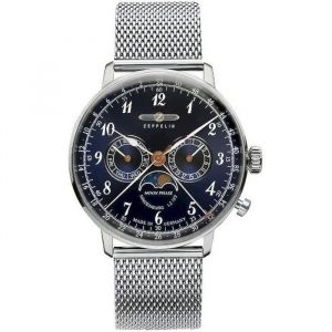 Montre - Zeppelin - 7036M-3 - Quartz - Acier inoxydable - 3 ATM