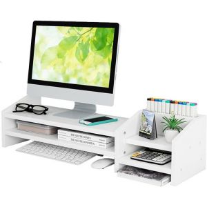 Support de Moniteur Supports pour moniteurs dordinateur Rehausseur Ecran PC Bureau Support Ecran pc Rehausseur Ecran PC pour