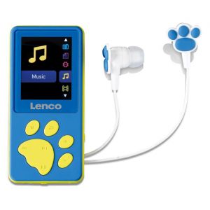 Lenco Xemio-560BU - Lecteur MP3/MP4  m&eacute;moire 8Go - Bleu