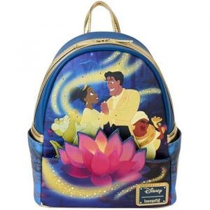 Mini sac à dos - LOUNGEFLY - 15ème anniversaire - Disney La Princesse et la Grenouille - Tiana - Doré