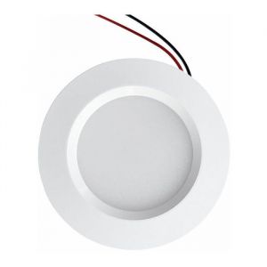 Mini Spot LED Encastrable perçage 55mm diamètre 68mm Compact 3W DC12V étanche IP54 Salle de bain(Aluminium Blanc Naturel 4000K)