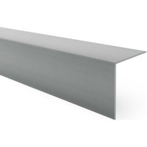 150cm cornière de protection dangle adhésive en PVC rigide gris foncé 30 x 30 mm