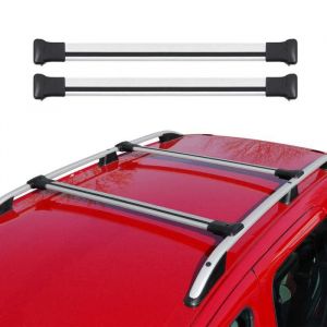 Barres de toit transversales pour Citroen C4 Picasso 2006-2013 Aluminium Gris