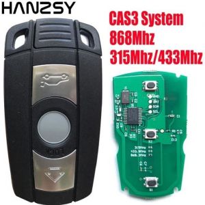 Coque cl&eacute;3 boutons cl&eacute; Intelligente Pour BMW E90 E92 E60 E87 E70 E71 E61 Pour BMW 1 3 5 7 S&eacute;rie Z4 X5 X6 cl&eacute; &Agrave; - Type 315MHz