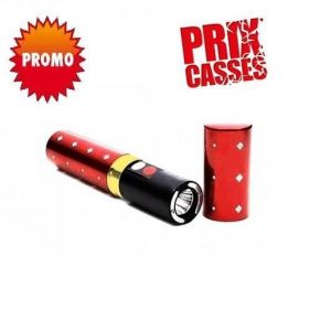Shocker  électrique modèle discret 2 Millions Volts rouge avec Lampe LED