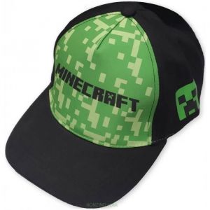 CASQUETTE MINECRAFT camouflage Vert et noire