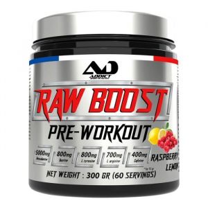 Pre-workout Addict Sport Nutrition - Raw Boost - Raspberry Lemon 300g