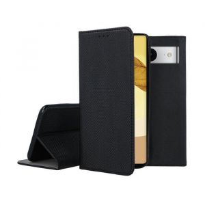 Housse pour Google Pixel 8 5G - etui coque pochette portefeuille + verre trempe - NOIR MAGNET