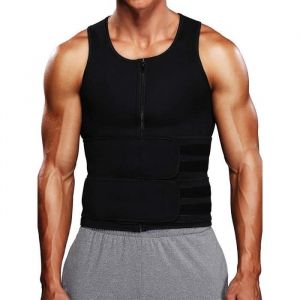 Gilet de Sudation Homme Sauna Néoprène pour Minceur Ceinture de Sudation Fitenes Sports Débardeur